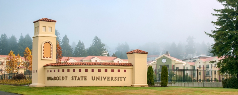 Entrance to Humboldt State University